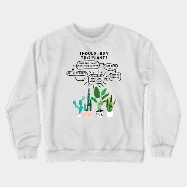 Should I buy this plant? Crewneck Sweatshirt by Perpetual Brunch